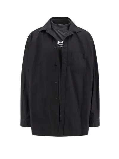 Balenciaga Shirt In Black