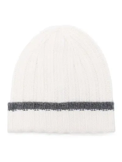 Barba Cashmere Beanie In Neutrals