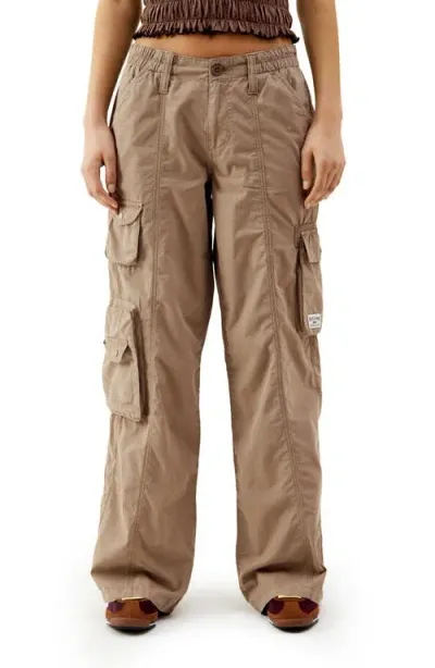 Bdg Urban Outfitters Y2k Cotton Cargo Pants In Light Brown