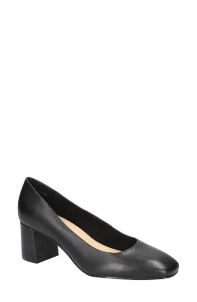 Bella Vita Jillian Square Toe Pump In Black