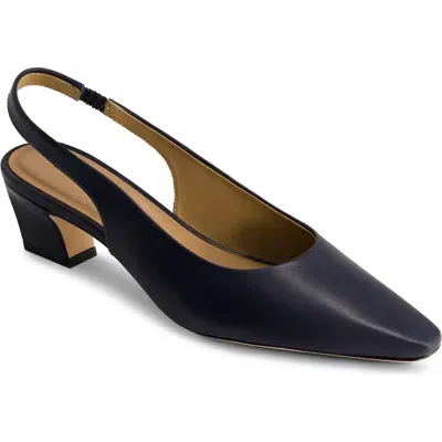 Bernardo Footwear Ariella Slingback Pump In Dark Navy