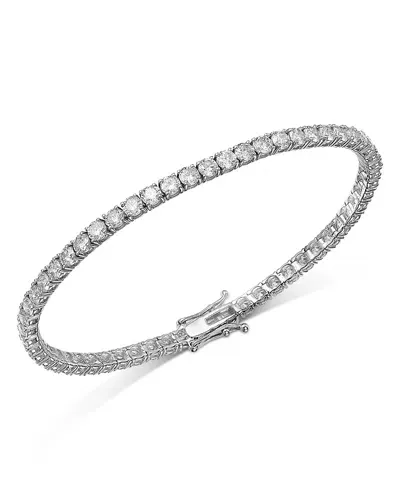 Bloomingdale's Fine Collection Certified Diamond Tennis Bracelet In 14k White Gold, 5.0 Ct. T. W.