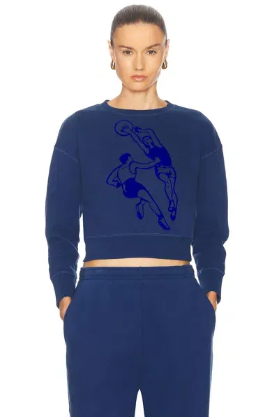 Bode Hoop Sweatshirt In Navy