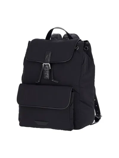 Bottega Veneta Crossroad Backpack In Nero