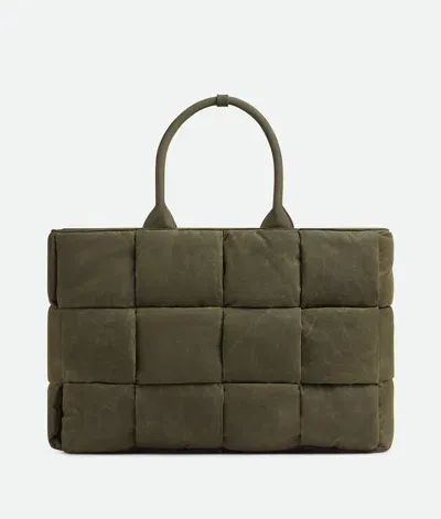 Bottega Veneta Large Arco Padded Tote Bag In Olive