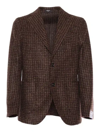 Breras Milano Man Jacket In Brown