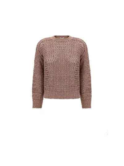 Brunello Cucinelli Sweater In Braun