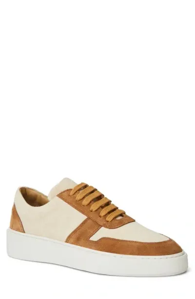 Bruno Magli Men's Darian Suede & Canvas Low-top Sneakers In Sand