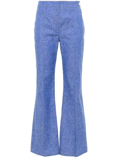 Callas Milano Lola High-waist Flared Jeans In Blue