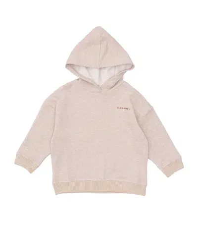 Caramel Kids' Cotton Nori Hoodie In Brown