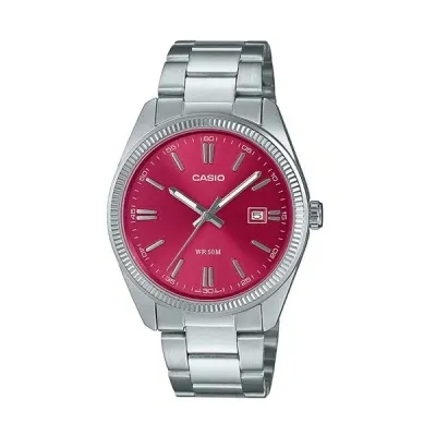 Casio Collection Mod. Date - Cherry Red In Pink