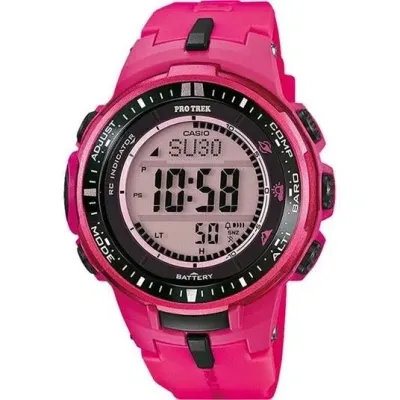 Casio Pro Trek - Though Solar - Triple Sensor In Pink