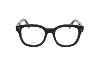 Celine Square Frame Glasses In Black