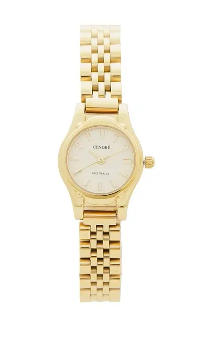 Cendré Isobel Watch In Metallic Gold