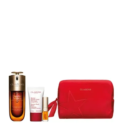 Clarins Double Serum Collection Gift Set In White