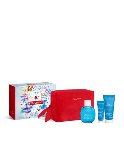 Clarins Eau Ressourçant Essentials Gift Set In White