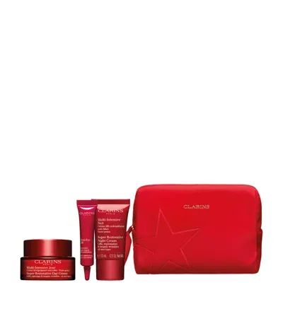 Clarins Super Restorative Collection Gift Set In White