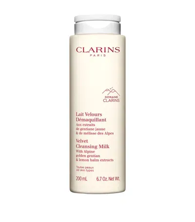 Clarins Velvet Cleansing Milk In White