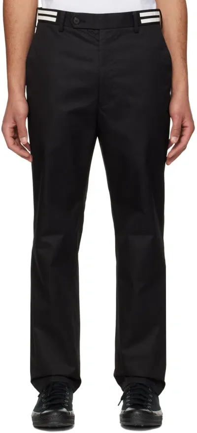 Comme Des Garçons Homme Deux Black Reflective Trousers