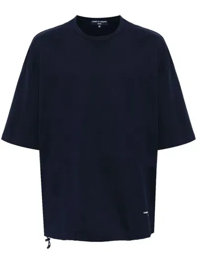 Comme Des Garçons Homme Deux Logo T-shirt In Blue