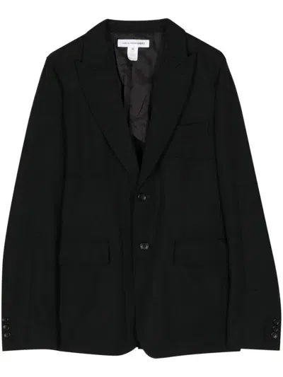 Comme Des Garçons Shirt Single-breasted Wool Blazer In Schwarz