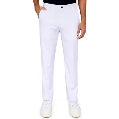 Construct Con.struct Solid Flat Front Performance Pants In White