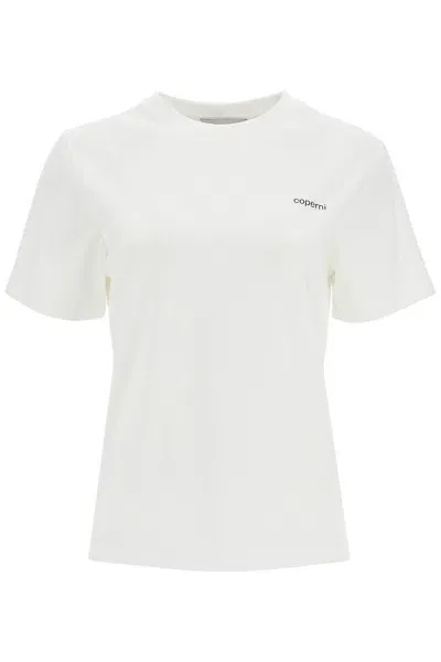 Coperni Logo Print T-shirt In White