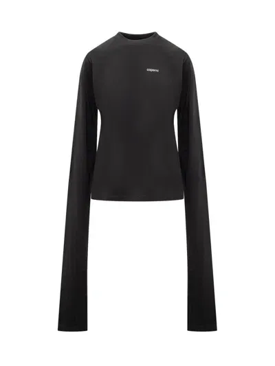 Coperni Extra Ls T-shirt In Black