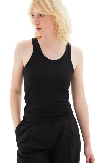 Coperni Tank Top Logo In Black