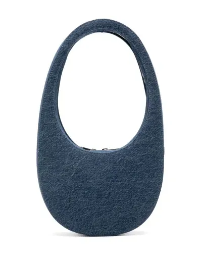 Coperni Swipe Tote Bag In Blue