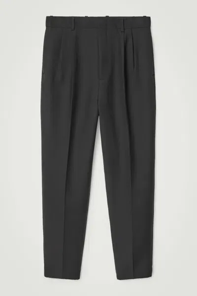 Cos Slim Cigarette Pants In Black