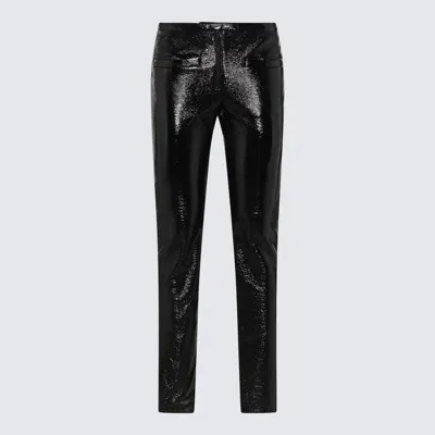 Courrèges Black Vynil Pants