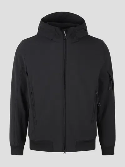 C.p. Company Cp Shell-r Short Elastic Jacket In Black