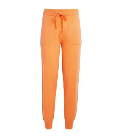 Crush Cashmere Cashmere Faro Sweatpants In Orange