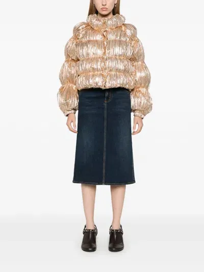 Cult Gaia Bombon Jacket In Gold