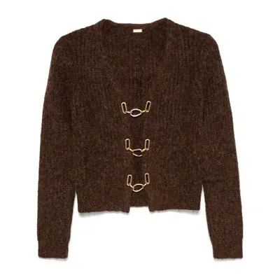 Cult Gaia Sweaters In Brown