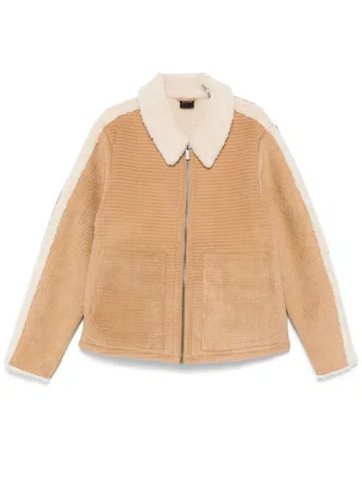 Daily Paper Kids' Camel Jacket In Brown