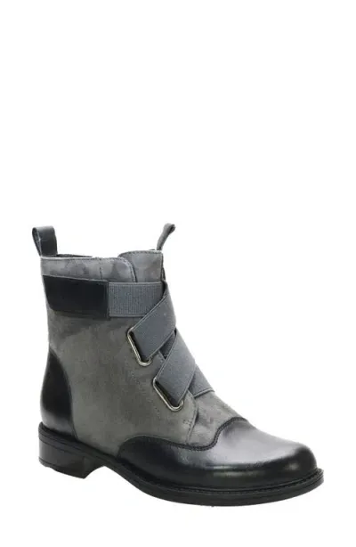 David Tate Club Water Resistant Bootie In Gray/gray Combo