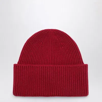 Destin Burgundy And Beanie In Red