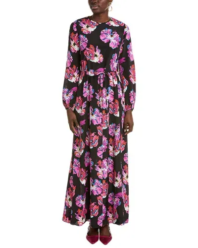 Diane Von Furstenberg Sydney Printed Silk-blend Maxi Dress In Pink