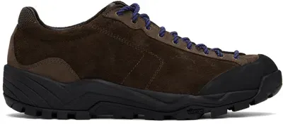 Diemme Brown Movida Sneakers In Bison Suede