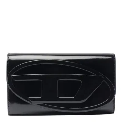 Diesel 1dr Wallet Strap In Black