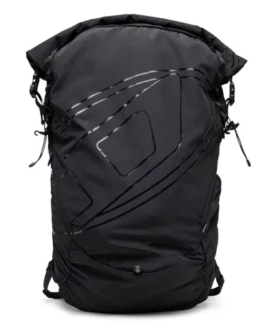 Diesel Drape Backpack In Black