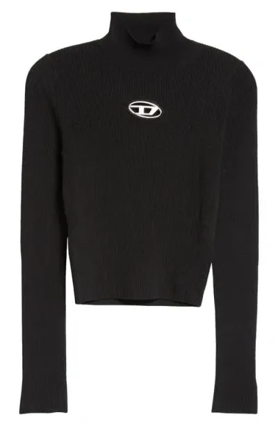 Diesel M-valari-tn Sweater, Cardigans In 004 - Deep/black