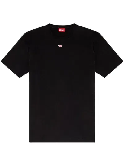 Diesel D-ribber-n Crew-neck T-shirt In Black