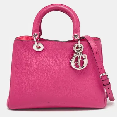 Pre-owned Dior Issimo Shopper Tote In Pink