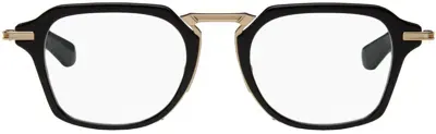 Dita Aegeus Glasses In Black - White Gold