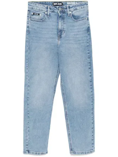 Dkny Straight-leg Jeans In Blau