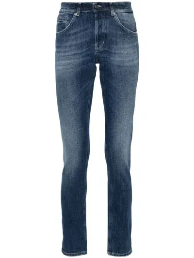 Dondup George Skinny Jeans In Stretch Denim In Blue