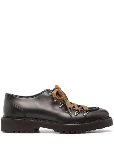 Doucal's Lace-up Shoe In Braun